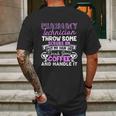 Pharmacy Technician Handle It Mens Back Print T-shirt Gifts for Men