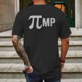 Pi Day Pimp Mathematics Mens Back Print T-shirt Gifts for Men