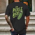 I Am Pickle Rick Mens Back Print T-shirt Gifts for Men