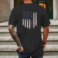 Pilot Ems Helicopter Star Of Life American Flag Mens Back Print T-shirt Gifts for Men