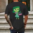 Pixar Inside Out Disgust Ew No Pinching St Patricks Day Mens Back Print T-shirt Gifts for Men