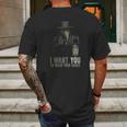 Plague Doctor I Want You To Wash Your Hands Shirt Mens Back Print T-shirt Gifts for Men