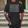 Please Stand Clear Of The Doors Funny Monorail Mens Back Print T-shirt Gifts for Men