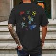 Poison Dart Frogs Mens Back Print T-shirt Gifts for Men