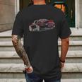 Porsche 911 Turbo 993 Mens Back Print T-shirt Gifts for Men