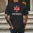 Portishead England British Uk Mens Back Print T-shirt Gifts for Men