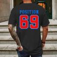 Position 69 Mens Back Print T-shirt Gifts for Men