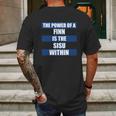 The Power Of A Finn Is The Sisu Within Mens Back Print T-shirt Gifts for Men