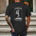 Praying Skeleton Forward Observations Group Mens Back Print T-shirt Gifts for Men