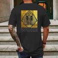 Pride Woke African American Egyptian Kemetic King Tut Mens Back Print T-shirt Gifts for Men