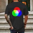 Primary Color Mixing Rgb Color Model Art Paint Mens Back Print T-shirt Gifts for Men