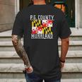 Prince Georges Maryland Murrland Dmv Gogo County Rep Mens Back Print T-shirt Gifts for Men