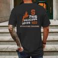 This Princess Loves Her Syracuse Orange Mens Back Print T-shirt Gifts for Men