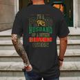 Proud Husband Of A Divine Black Queen Mens Back Print T-shirt Gifts for Men