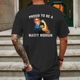 Proud To Be A Nasty Woman Rosie Riveter Feminist Mens Back Print T-shirt Gifts for Men