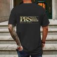 Prs- Paul Reed Smith Guitars Gold Mens Back Print T-shirt Gifts for Men