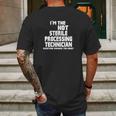 Psychotic Hot Sterile Processing Technician Mens Back Print T-shirt Gifts for Men