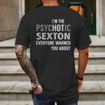 Psychotic Sexton Job Shirts Mens Back Print T-shirt Gifts for Men