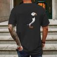 Puffin Mens Back Print T-shirt Gifts for Men