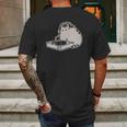 Pusheen The Cat Dj Juniors Mens Back Print T-shirt Gifts for Men