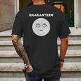 Quaran Icon Mens Back Print T-shirt Gifts for Men