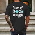 Quarantine 2021 Sanitizer High School Graduate Diploma Mens Back Print T-shirt Gifts for Men