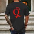 Queen Of Hearts King Of Hearts Playing Cards Deck Of Cards Mens Back Print T-shirt Gifts for Men