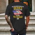 Raised By My Hero Proud Vietnam Veterans Son Mens Back Print T-shirt Gifts for Men