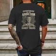 Randy Travis - Addiction Mens Back Print T-shirt Gifts for Men