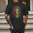 Rasta Reggae Lion Sunglass Art Gift For Rastafarian Lover Mens Back Print T-shirt Gifts for Men