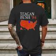 Reagan Bush 1984 Mens Back Print T-shirt Gifts for Men