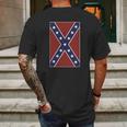 Rebel Flag Mens Back Print T-shirt Gifts for Men