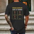 Redbone Coonhound Guide To Training Dog Obedience Mens Back Print T-shirt Gifts for Men