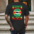 Reggae Music Jamaica Mens Back Print T-shirt Gifts for Men