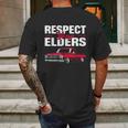 Respect Your Elders Classic Lowrider C10 Vintage Truck Mens Back Print T-shirt Gifts for Men