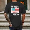 Retirement Gifts Tee Ill Drive My Jeep Retirement Plan Mens Back Print T-shirt Gifts for Men