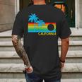 Retro California Logo Mens Back Print T-shirt Gifts for Men