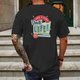 Retro Donate Life Mens Back Print T-shirt Gifts for Men