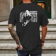 Retro Graphic Johnny Winter Backlit Art Mens Back Print T-shirt Gifts for Men