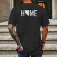 Retro Nevada Las Vegas Is Home Mens Back Print T-shirt Gifts for Men