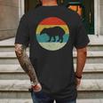 Retro Vintage Tapir Mens Back Print T-shirt Gifts for Men