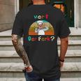 Retro Vintage Vert Der Ferk Mens Back Print T-shirt Gifts for Men