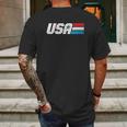 Retta Usa Military Style American Pride Patriotic Mens Back Print T-shirt Gifts for Men