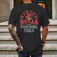 Riding Bulls And Punching Fools ShirtShirt Tee Mens Back Print T-shirt Gifts for Men