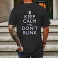 Ripple Junction Doctor Who Keep Calm And Dont Blink Mens Back Print T-shirt Gifts for Men