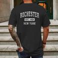 Rochester New York Ny Vintage Established Sports Design Gift Mens Back Print T-shirt Gifts for Men