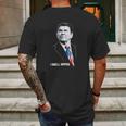 Ronald Reagan I Smell Hippies Shirt Mens Back Print T-shirt Gifts for Men