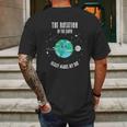 Rotation Of The Earth Makes My Day Science Mens Back Print T-shirt Gifts for Men