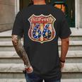 Route 66 California Graphic Design Printed Casual Daily Basic Mens Back Print T-shirt Gifts for Men