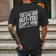 You Can Run But You Cant Hide Bounty Hunter Mens Back Print T-shirt Gifts for Men